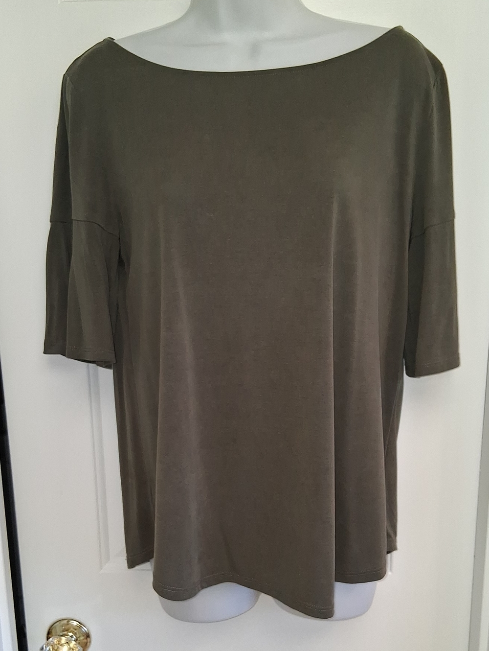 Ann Taylor Loft Green Shirt Medium